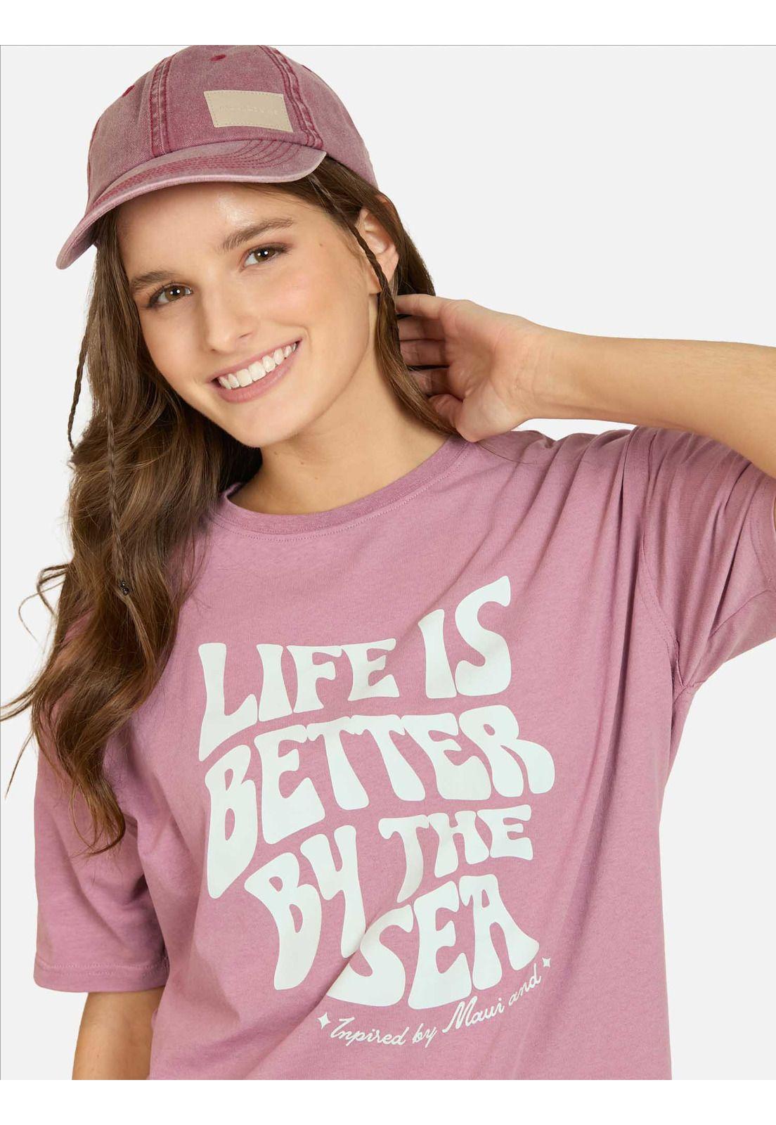 Polera MC Avalea Burdeo Mujer Maui And Sons-2