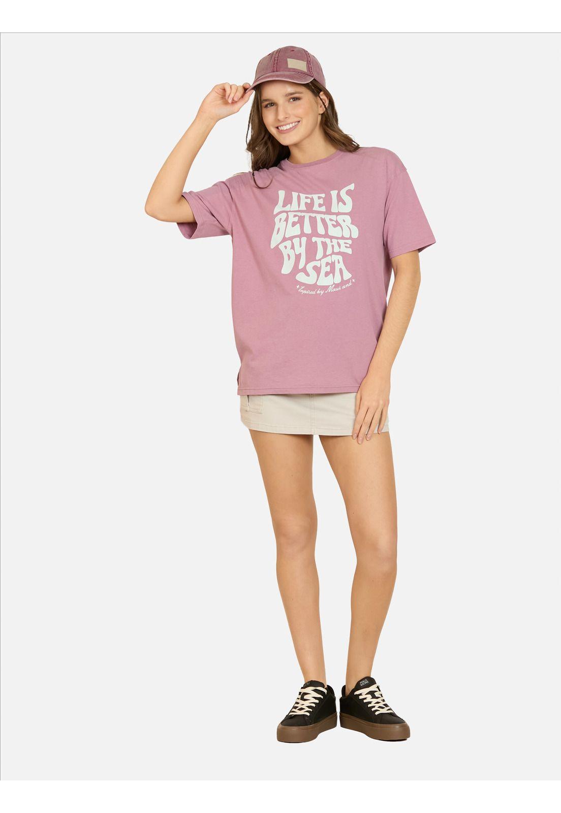Polera MC Avalea Burdeo Mujer Maui And Sons-3
