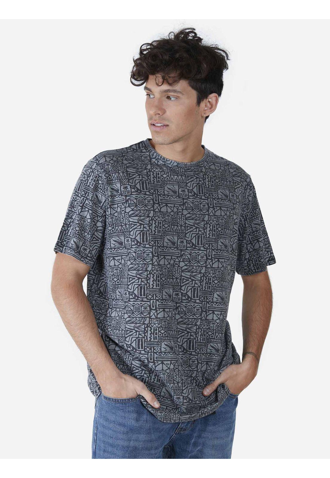 Polera Hombre 5P448-MV22 Gris Maui and Sons-0