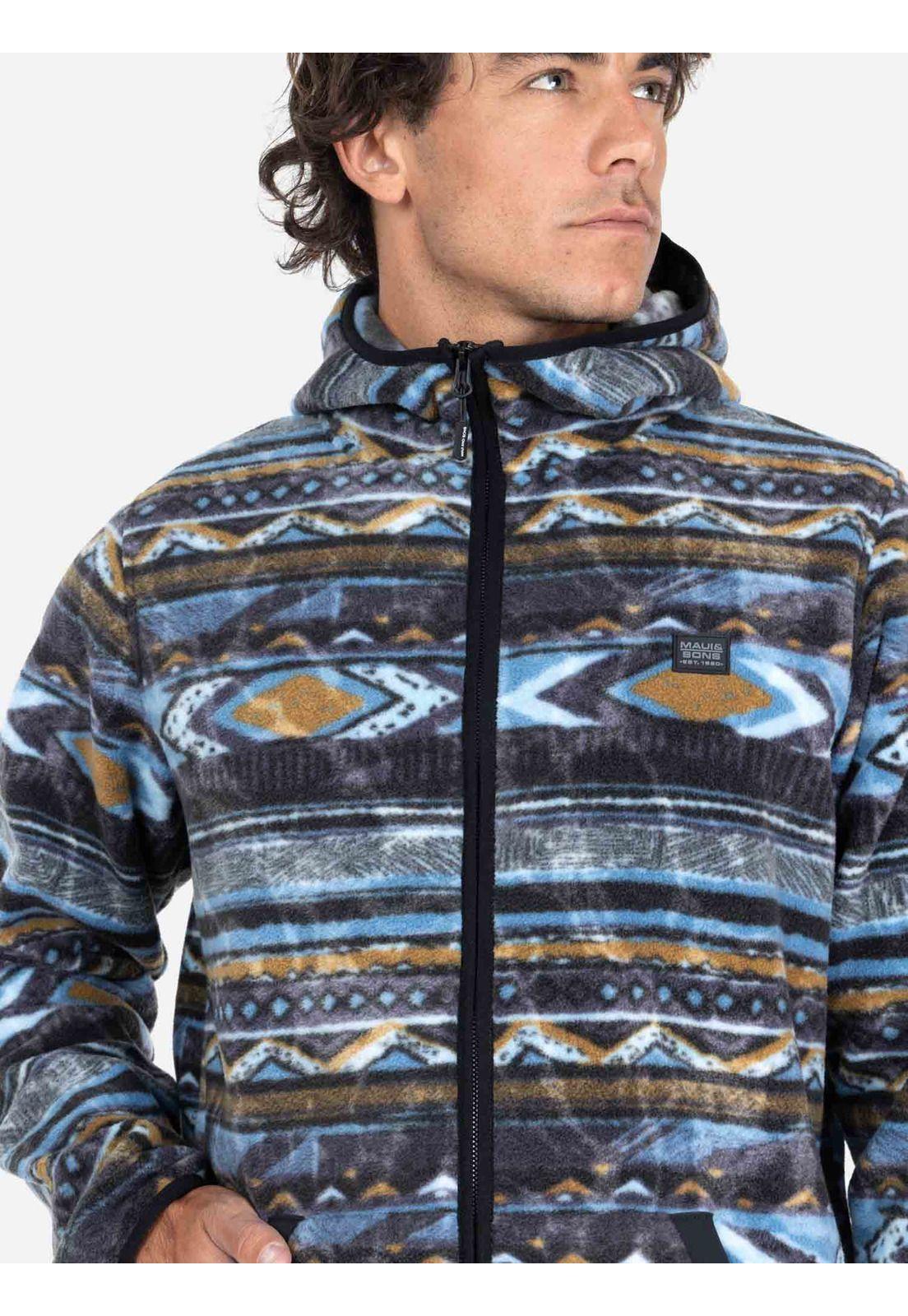 Poleron Micropolar Palm Multicolor Hombre Maui And Sons-2