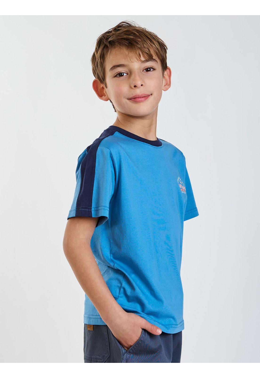 Polera MC Rider Azul Infantil Maui and Sons-2
