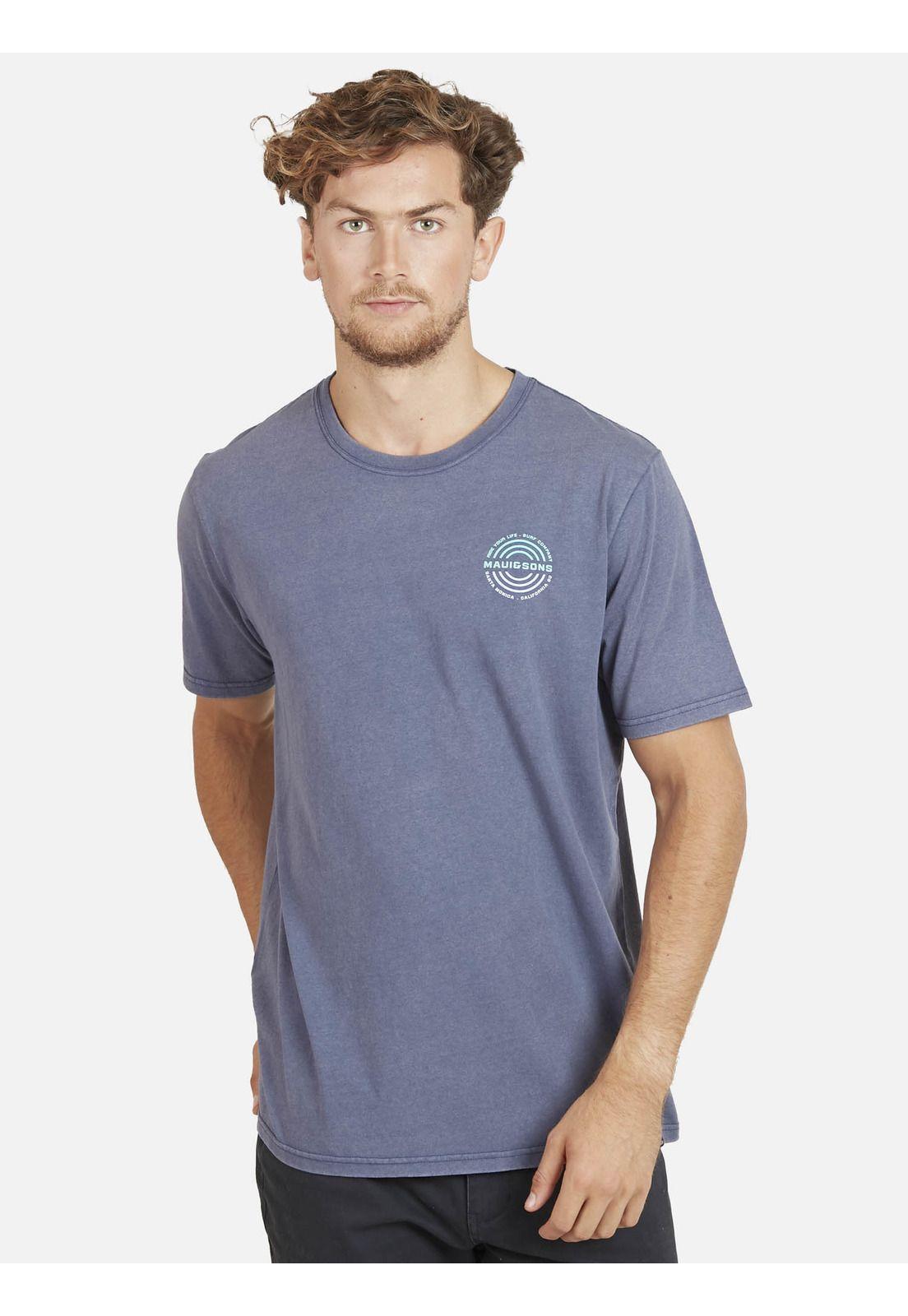 Polera LAX CALIFORNIA SS TEE Hombre Denim Maui & Sons-0