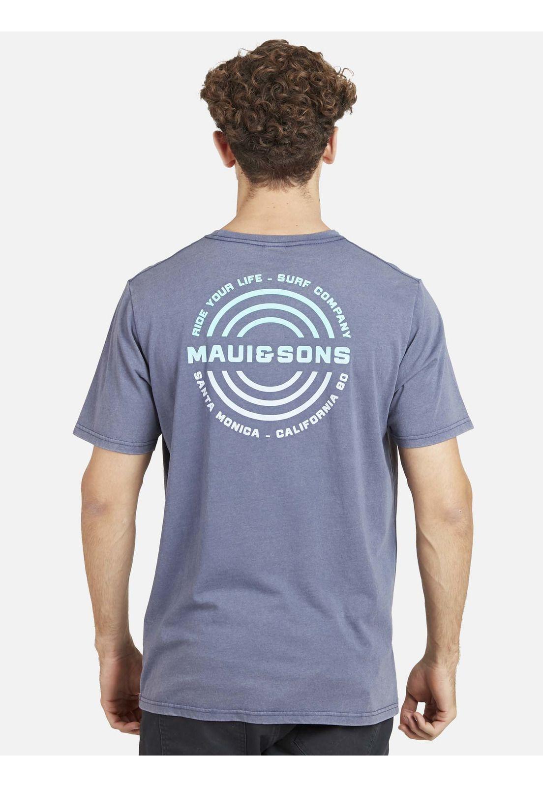 Polera LAX CALIFORNIA SS TEE Hombre Denim Maui & Sons-1