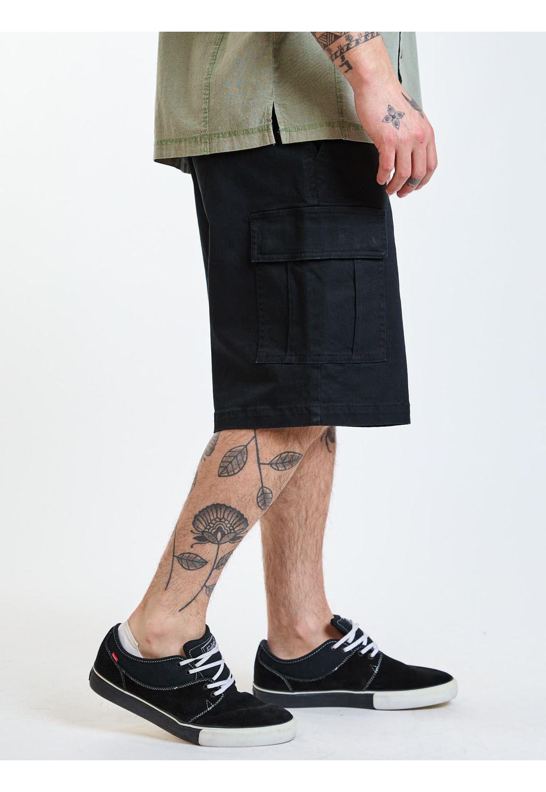 Bermuda Baggy Headland Negro Hombre Rusty-1