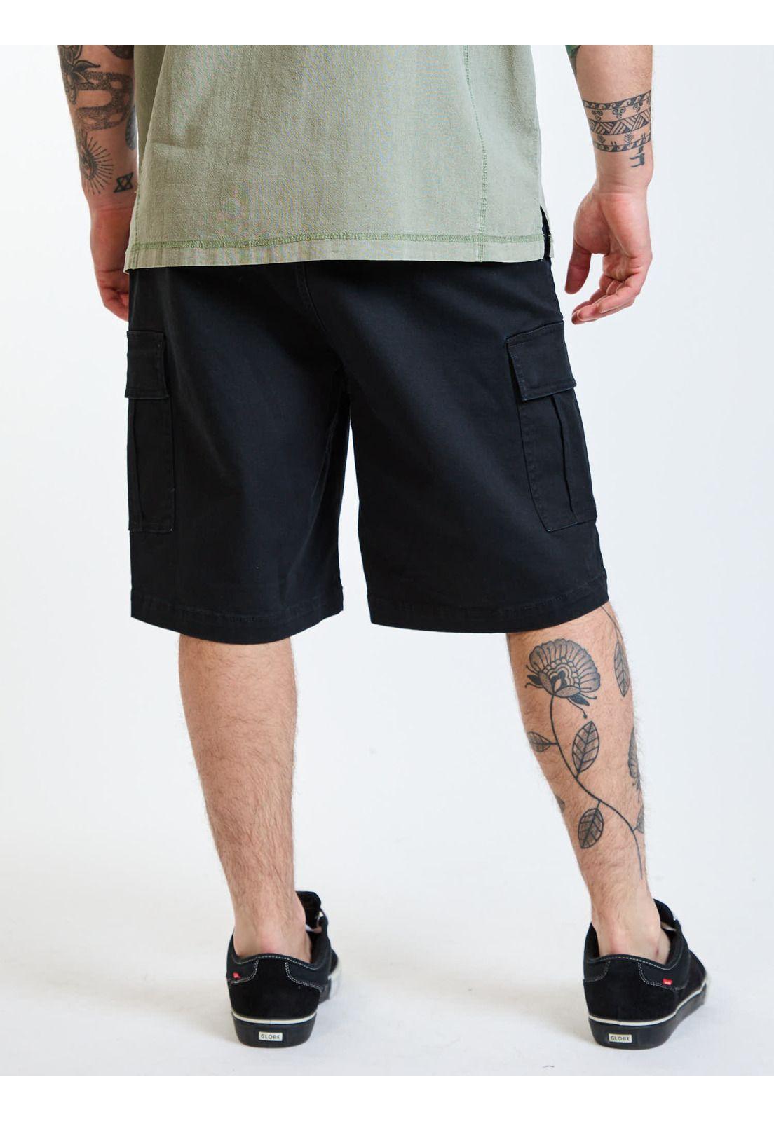 Bermuda Baggy Headland Negro Hombre Rusty-2