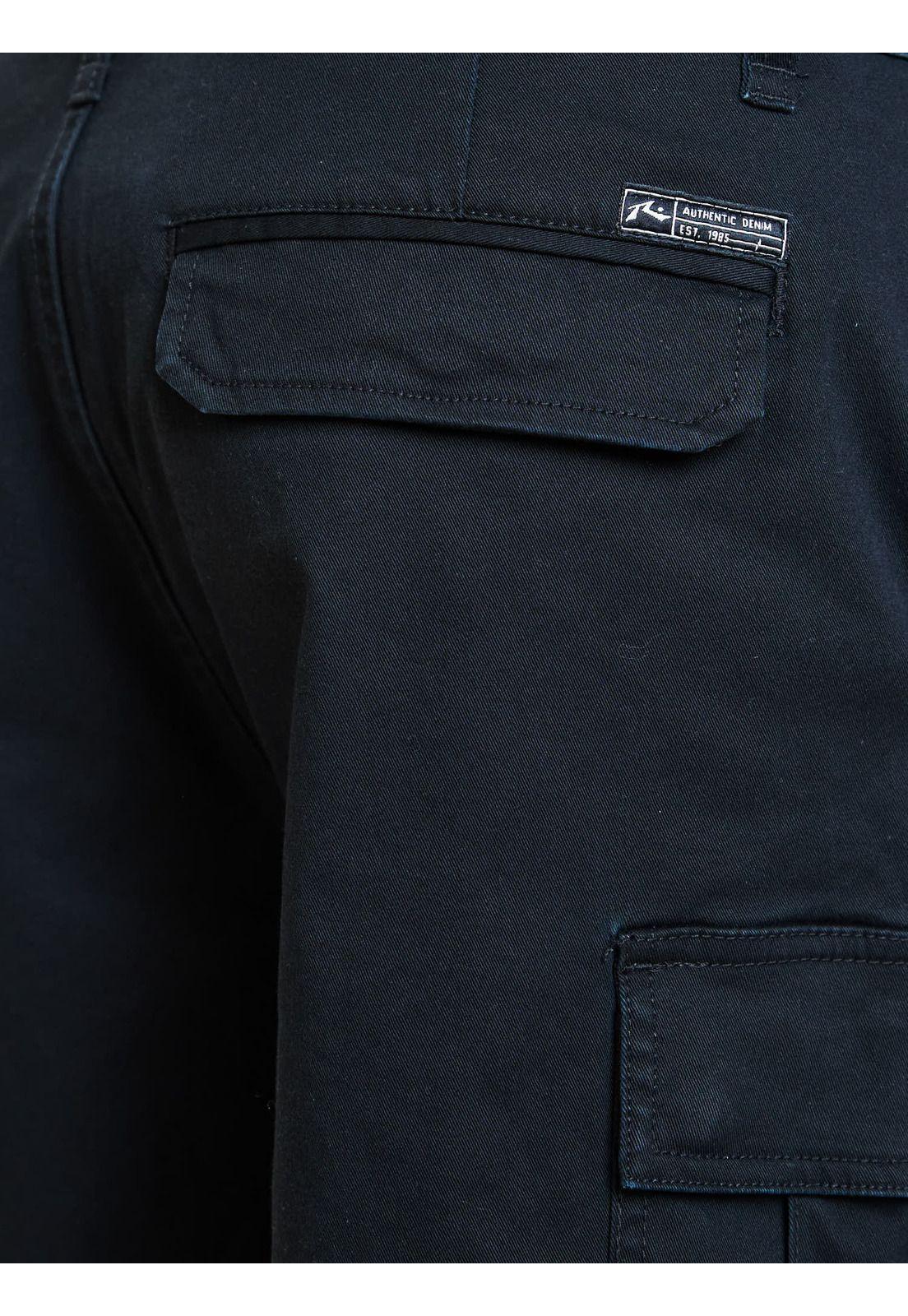 Bermuda Baggy Headland Negro Hombre Rusty-3