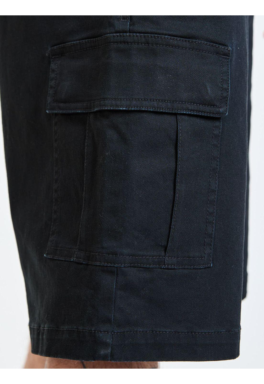 Bermuda Baggy Headland Negro Hombre Rusty-5