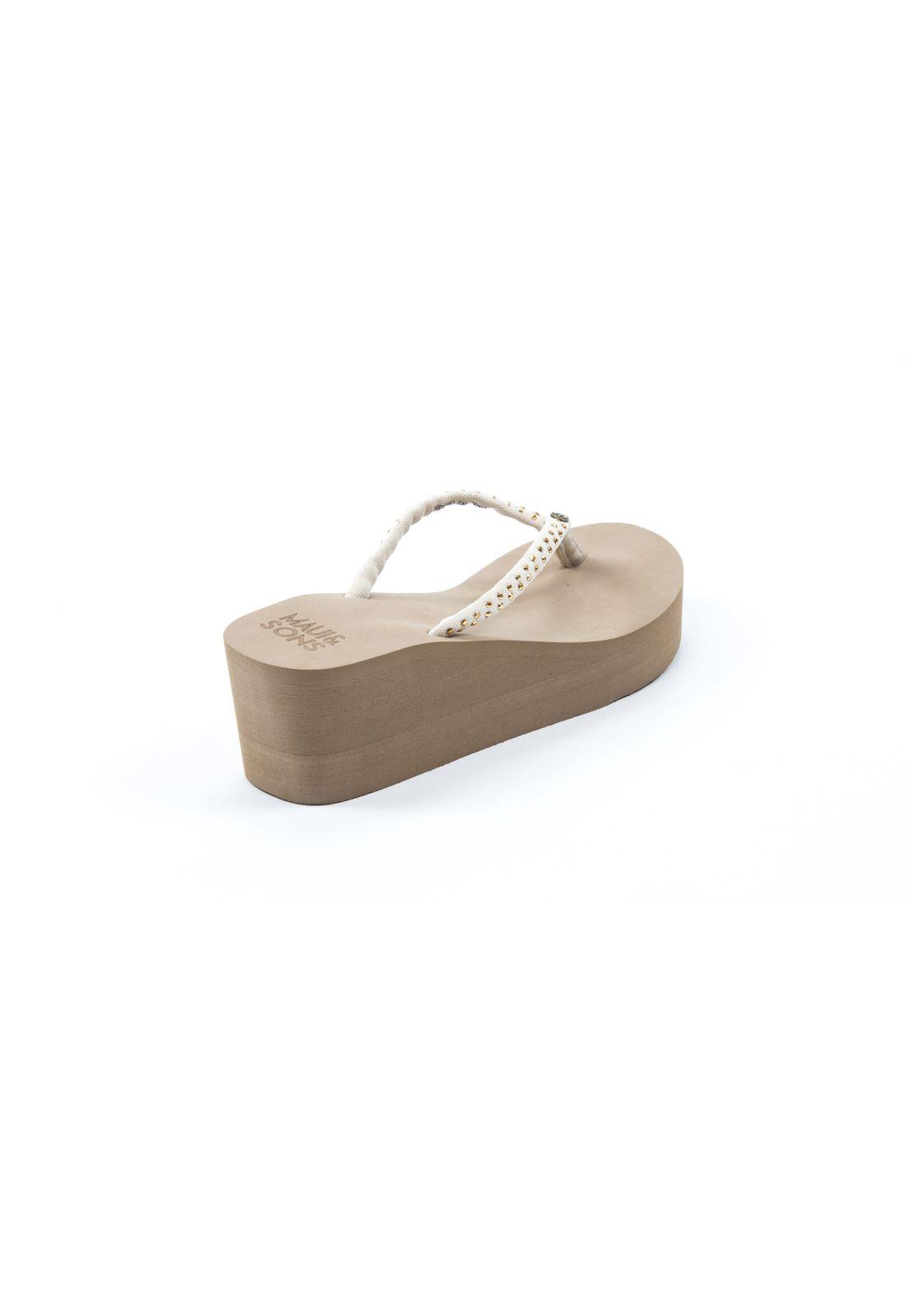 Sandalia Mujer Beige Maui and Sons 5S126-WV20-2