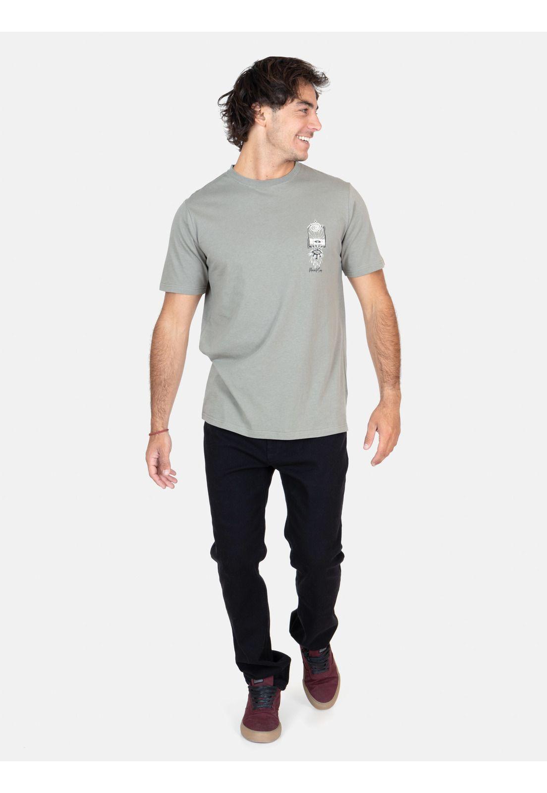 Polera MC Sunset Rider Verde Hombre Maui And Sons-3