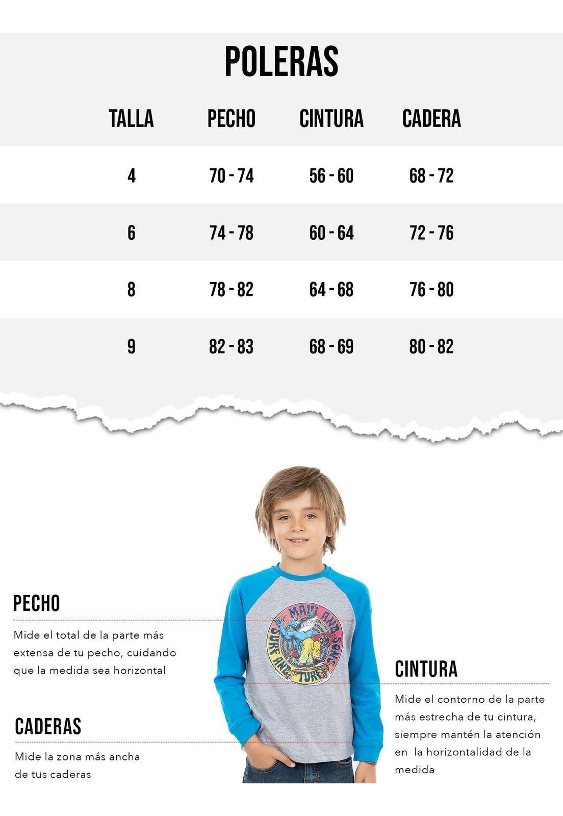 Polera SM Skate Celeste Infantil Maui and Sons-7