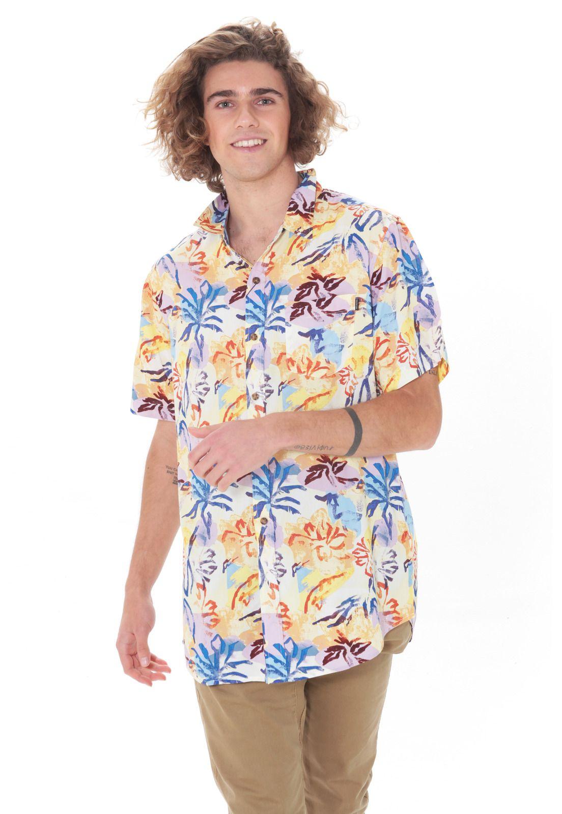 Camisa M/C Hombre 5C1125-MV21 Rosado-3