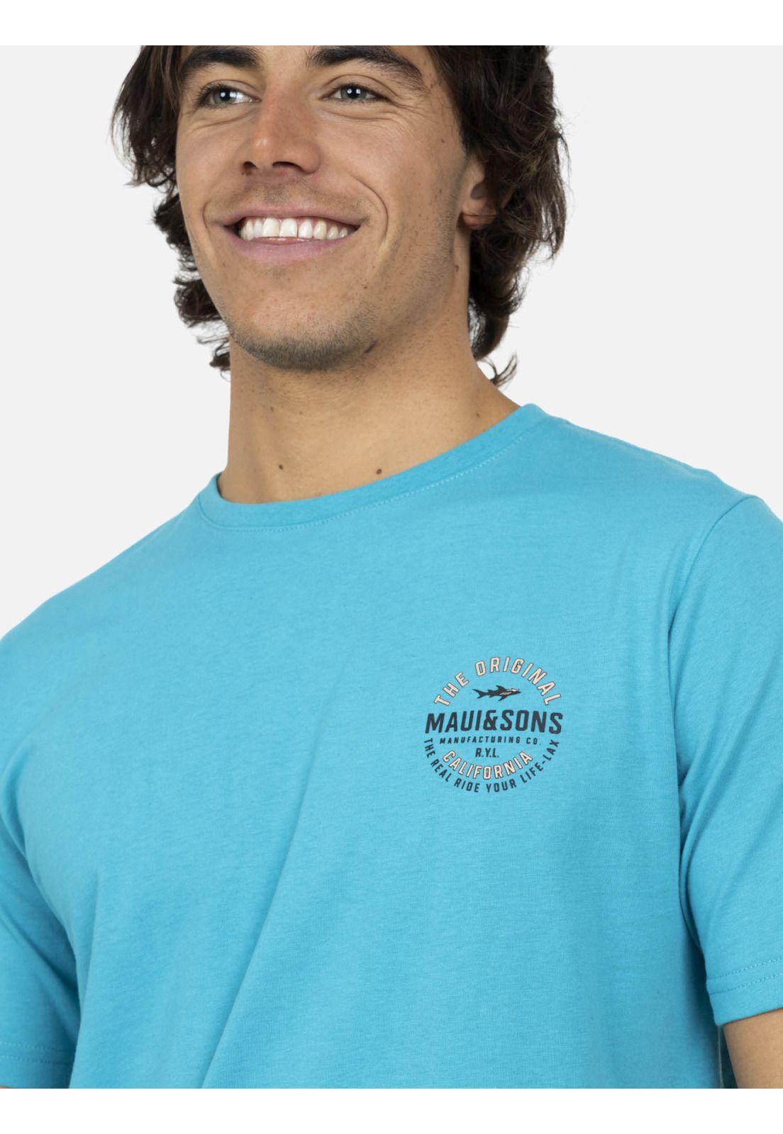 Polera  Hombre Celeste 5P358-MV22 Maui And Sons-2