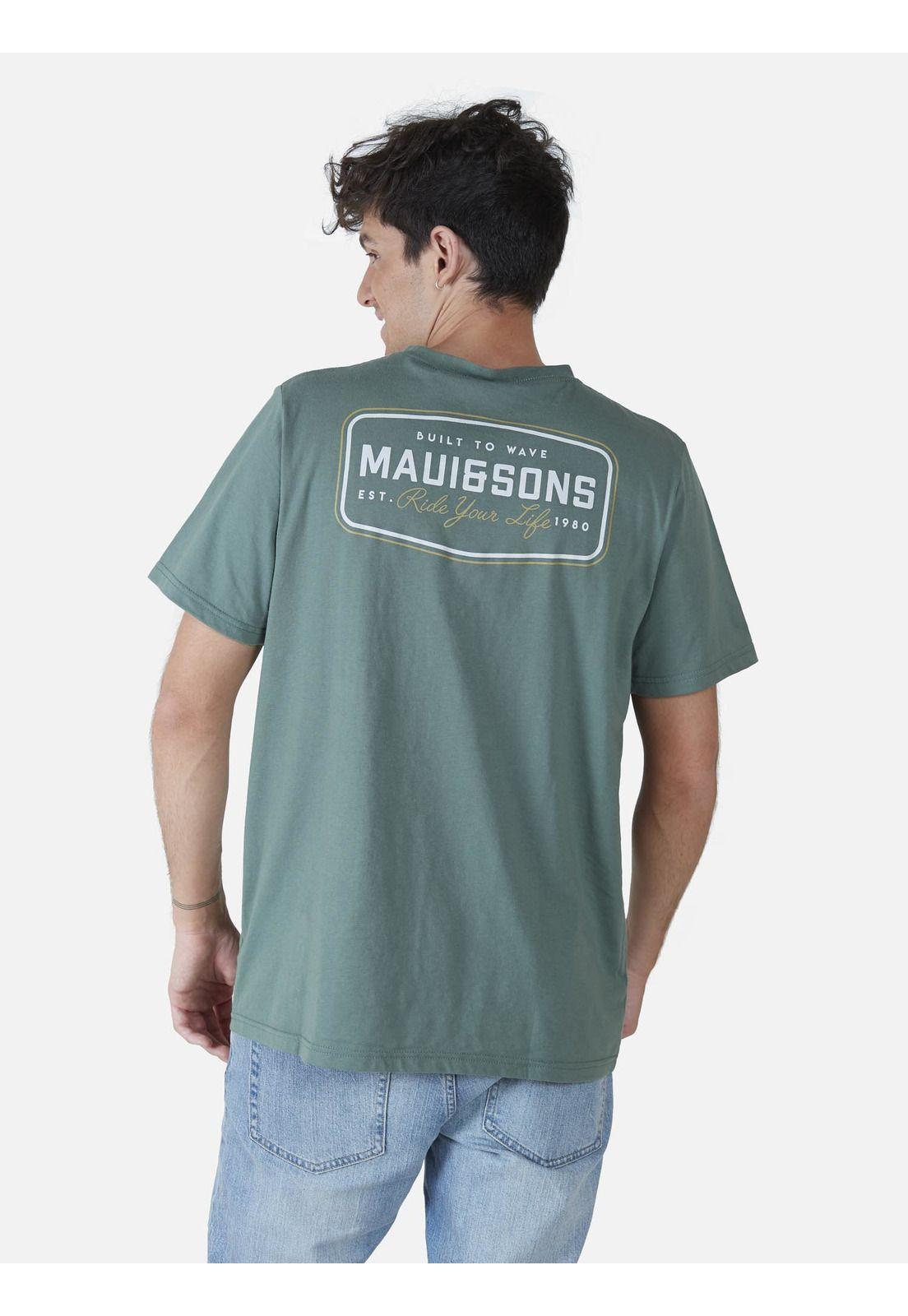 Polera  Hombre Verde 5P381-MV22 Maui And Sons-1