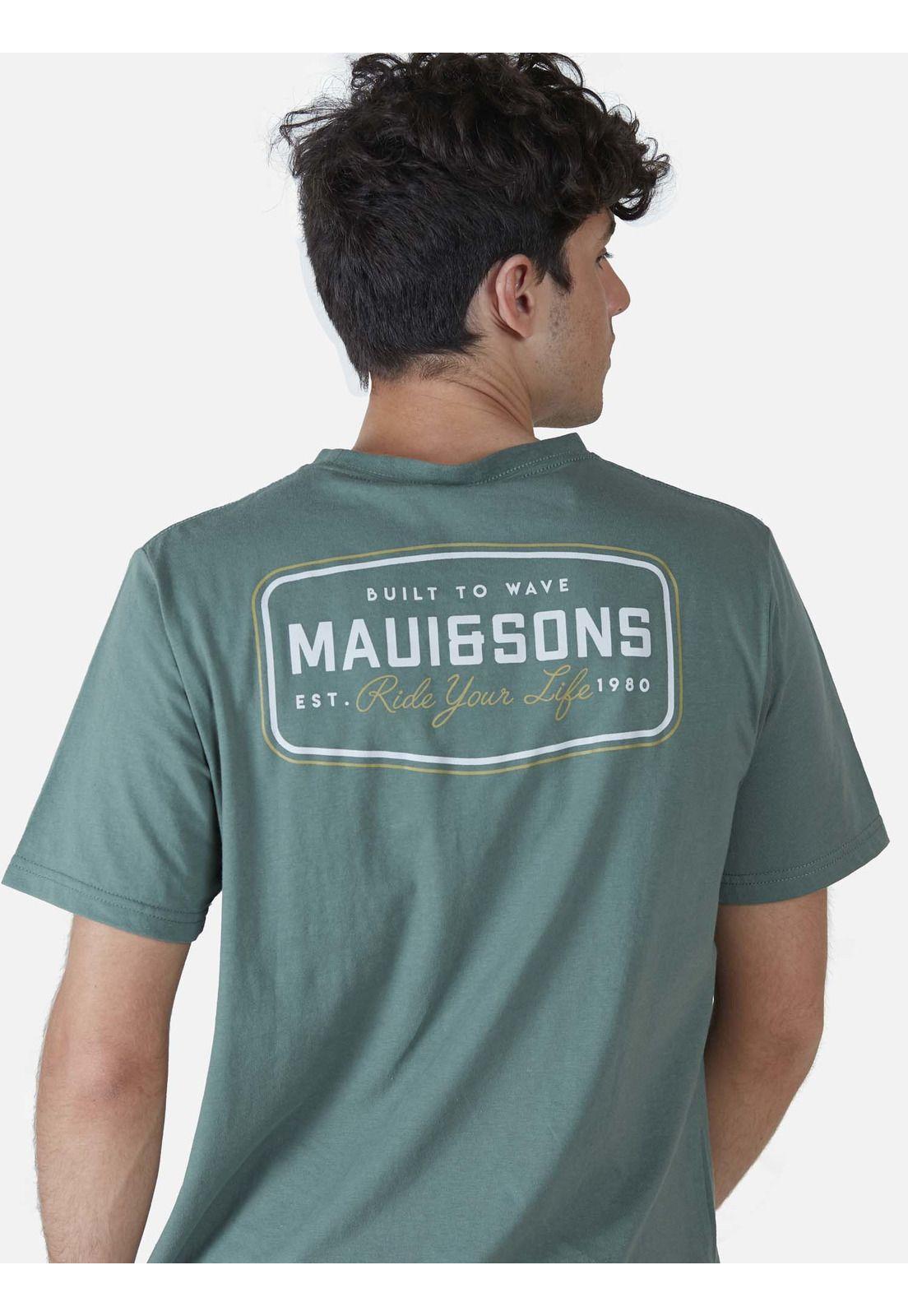 Polera  Hombre Verde 5P381-MV22 Maui And Sons-2