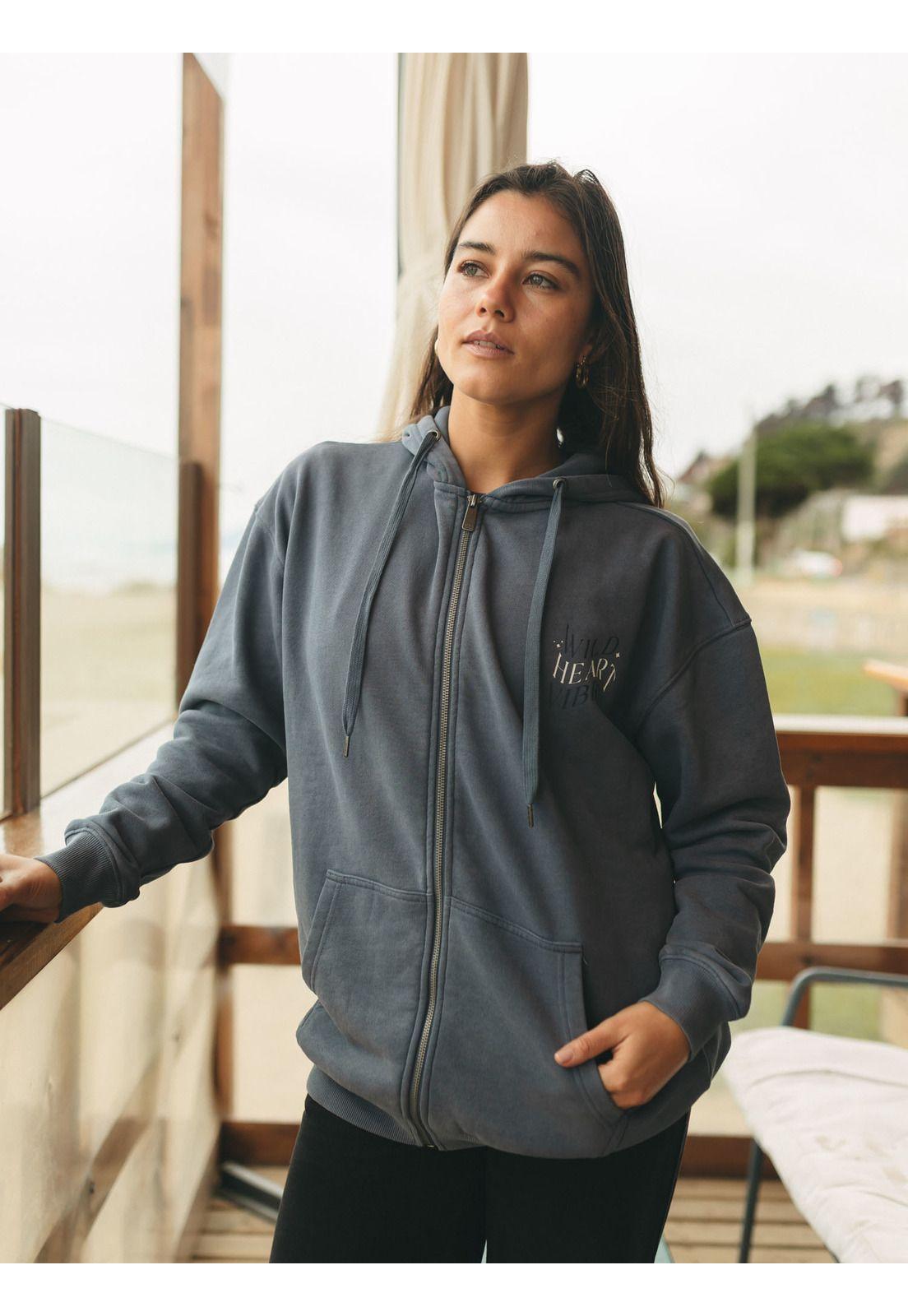 Poleron FZ Hawai Azul Mujer Maui And Sons-0