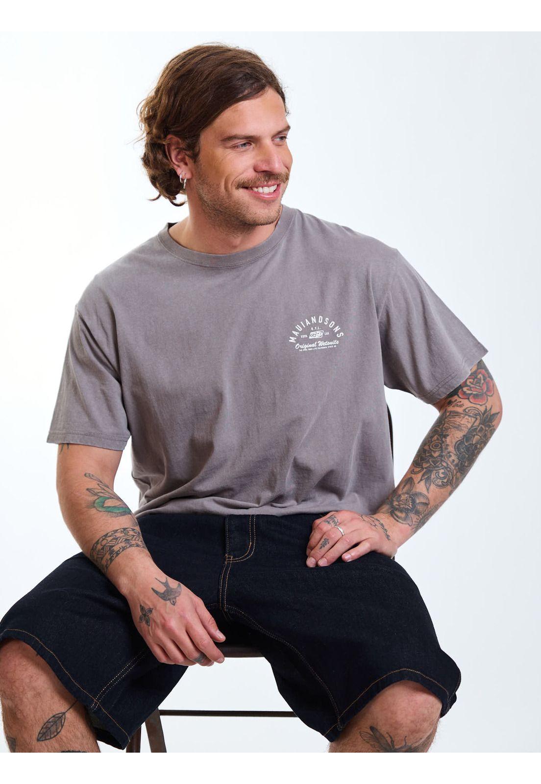 Polera MC Soul Beige Hombre Maui and Sons-7