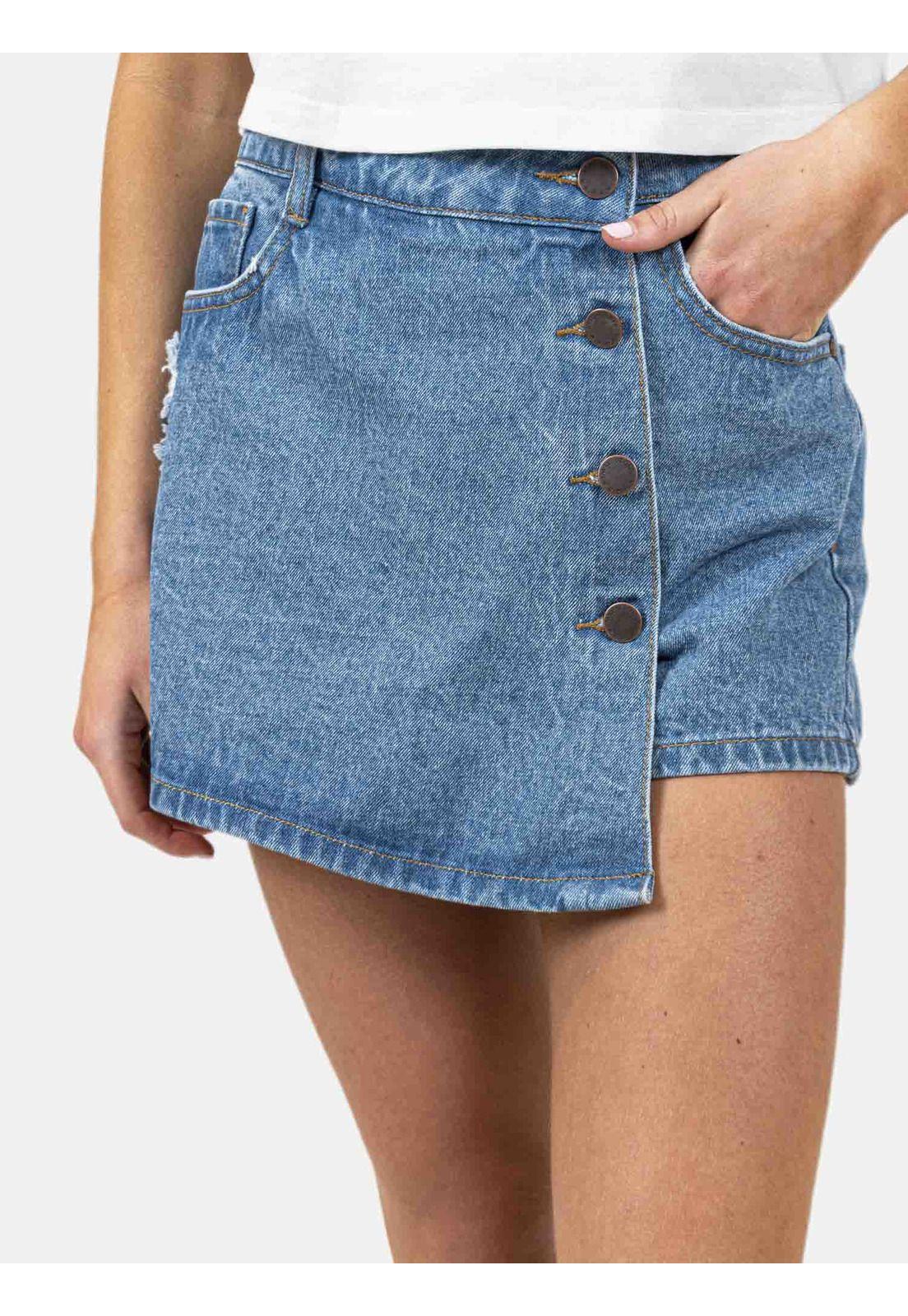 Falda 5L639 Mujer Azul Maui and Sons-2