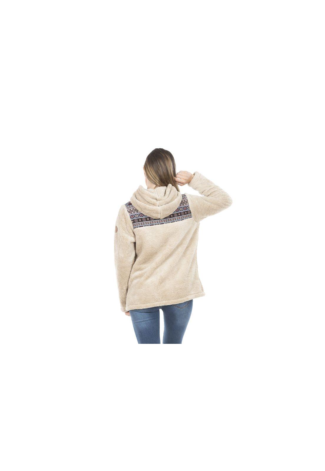 Poleron Chiporro Mujer 5O1111-WI20 Beige-1