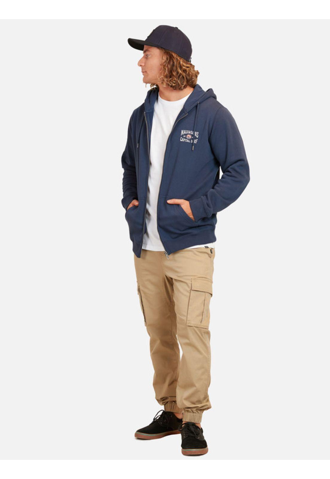 Poleron Ocean Sun Fz Hombre Azul Maui And Sons-3