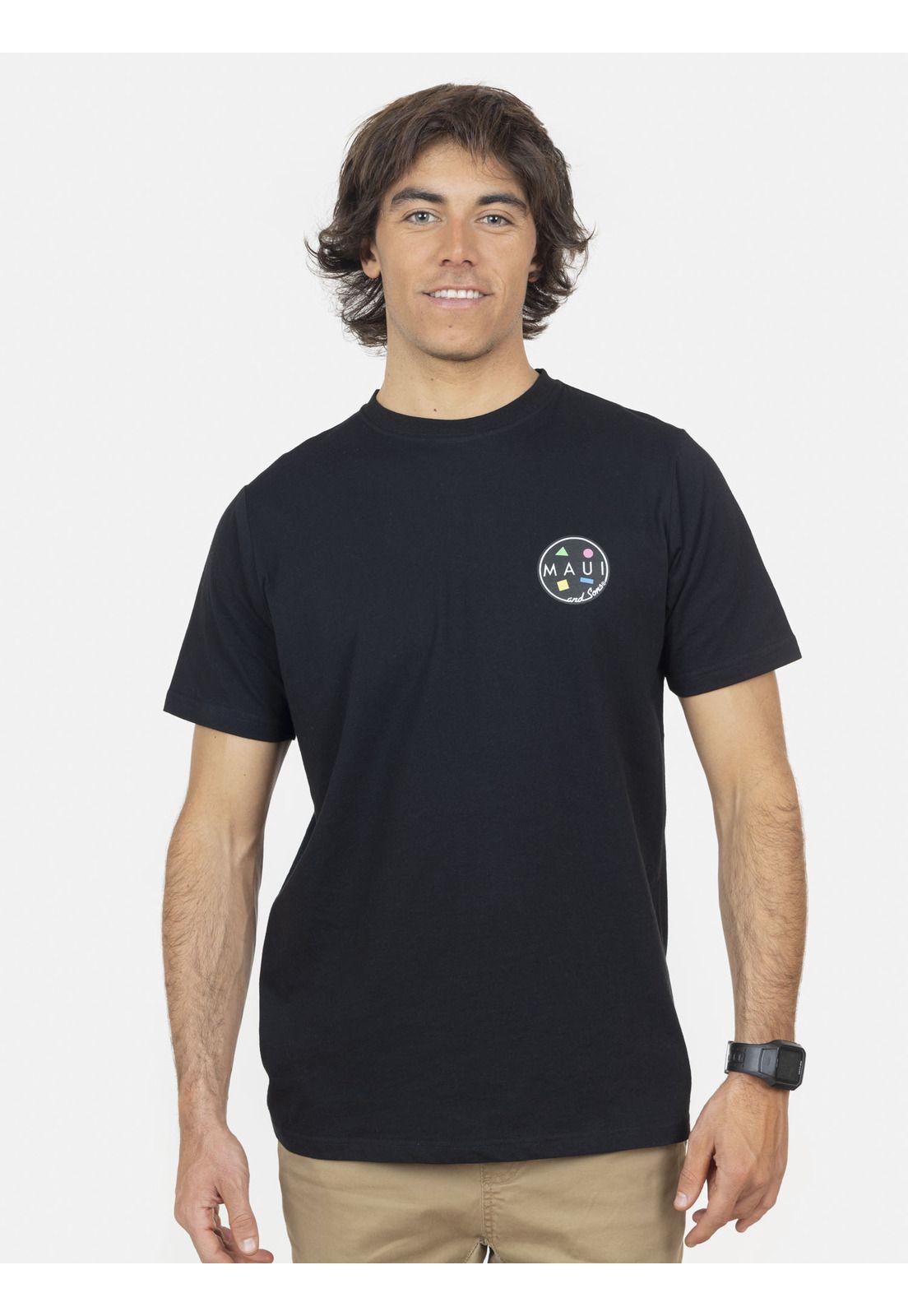Polera Hombre Negro 5P401-MV22 Maui And Sons-0