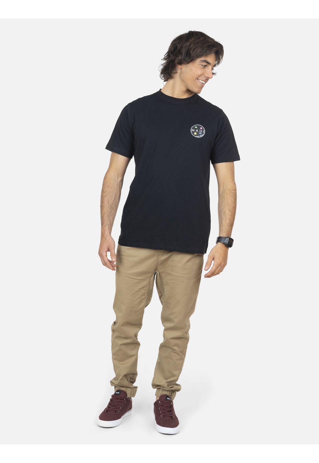 Polera Hombre Negro 5P401-MV22 Maui And Sons-3