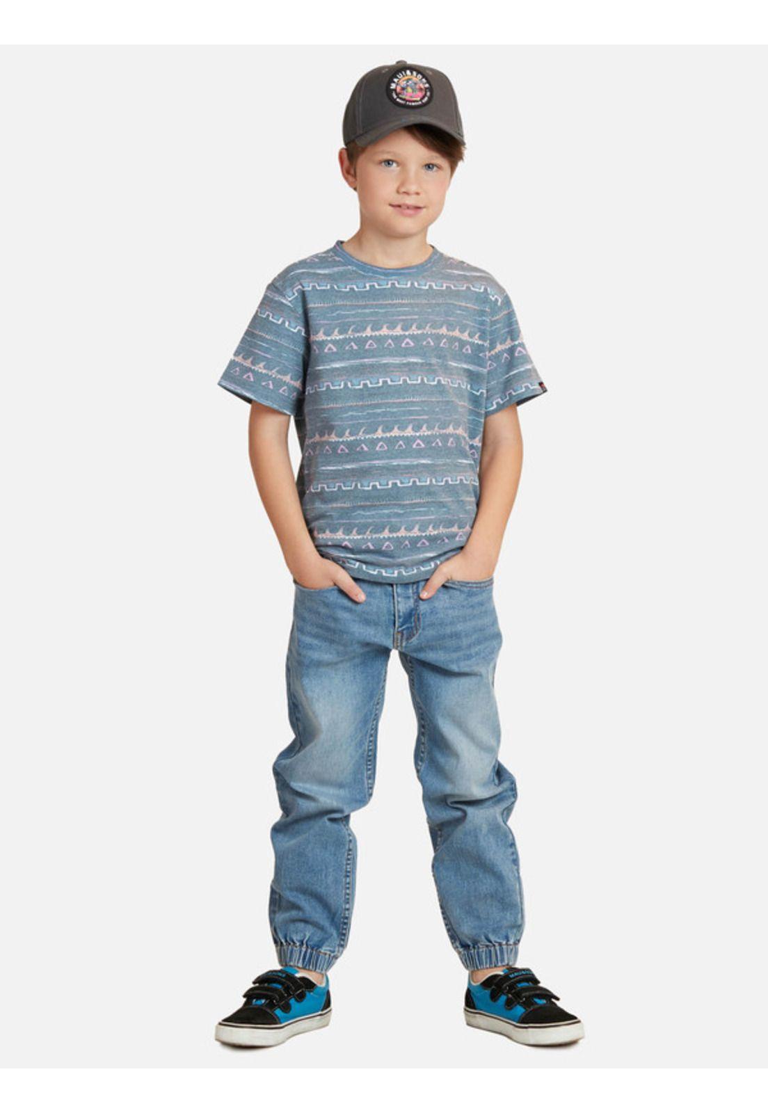 Polera Symbols Greca Hawaii Kids Niño Multicolor Maui And Sons-3