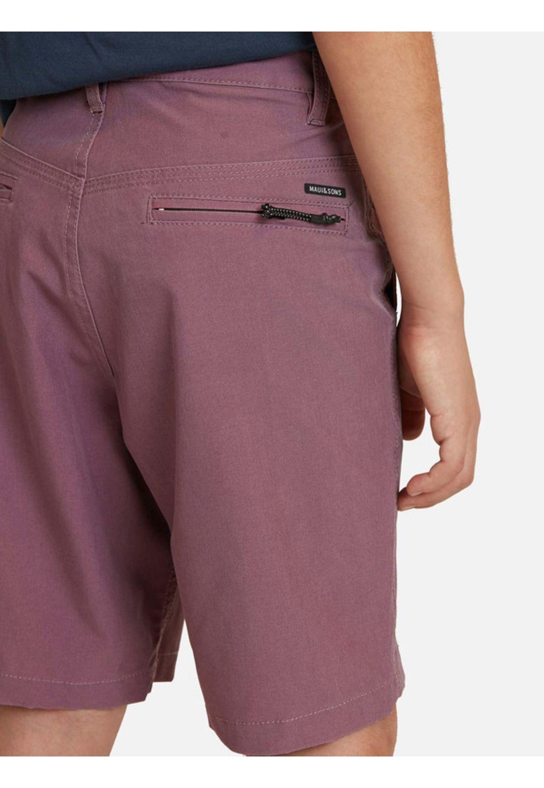 Bermuda Colored Chino Kids Niño Burdeo Maui And Sons-2