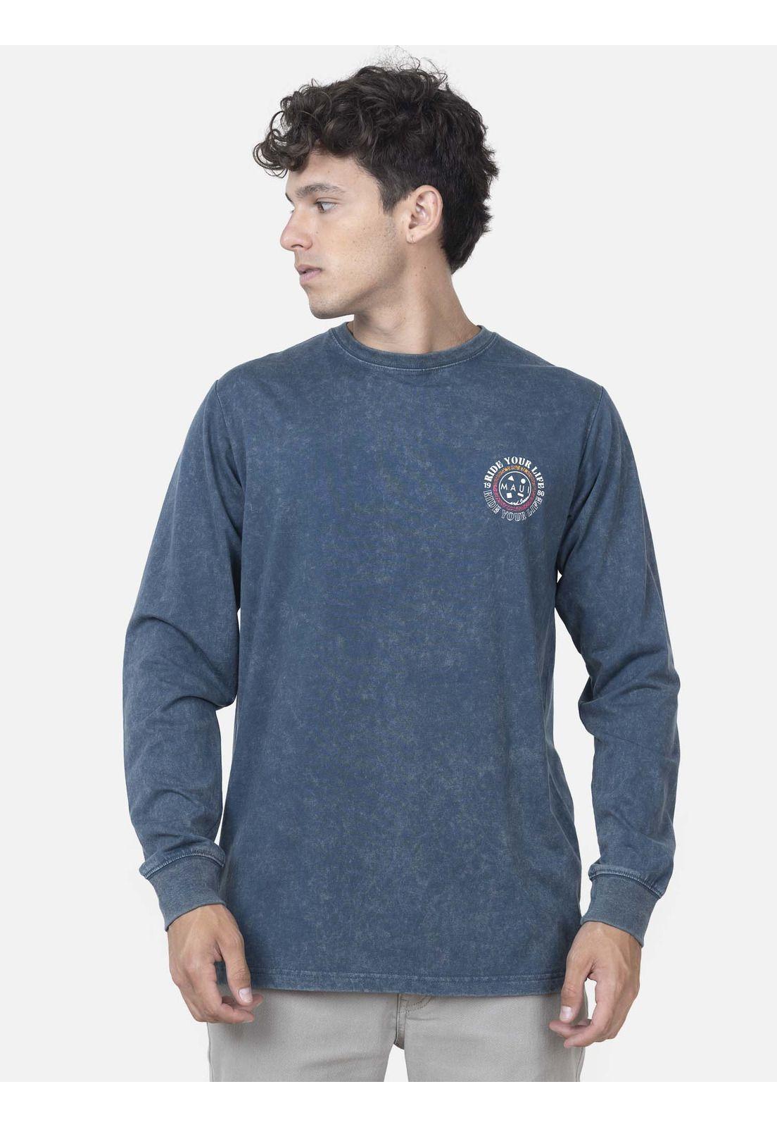 Polera Hombre 5P1240 Azul Maui and Sons-0