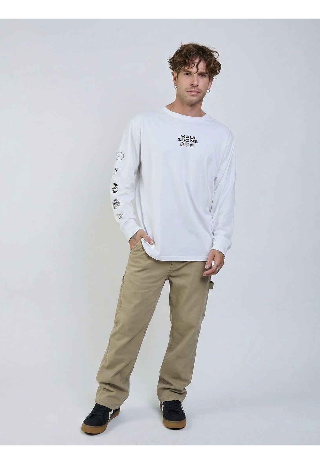 Pantalon Beacha Café Hombre Maui And Sons-4