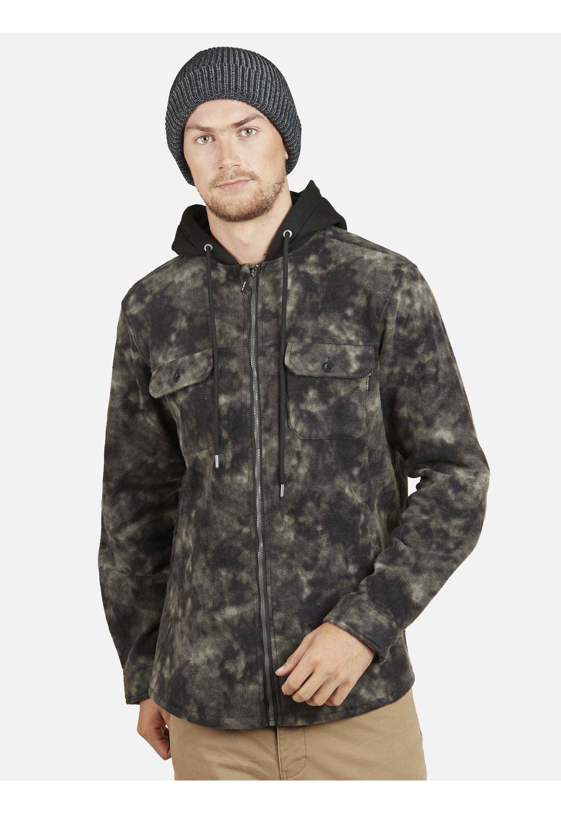 Casaca OVER PRINT TIE DYE Hombre Multicolor Maui and Sons-0