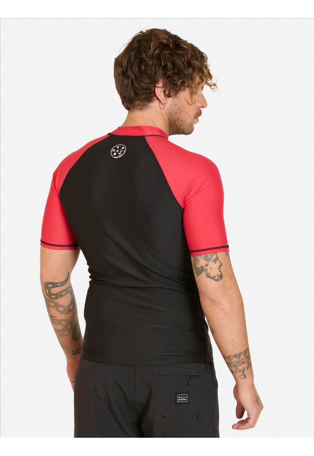 Polera UVP Meika Rojo Hombre Maui And Sons-1