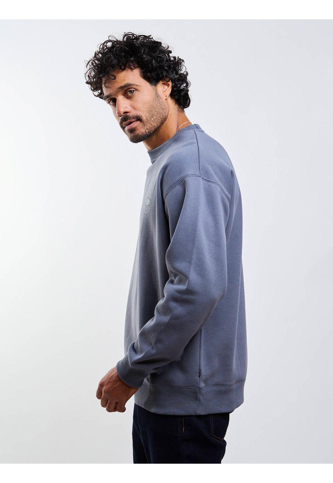 Poleron CR Oval Seal Gris Hombre Maui And Sons-6