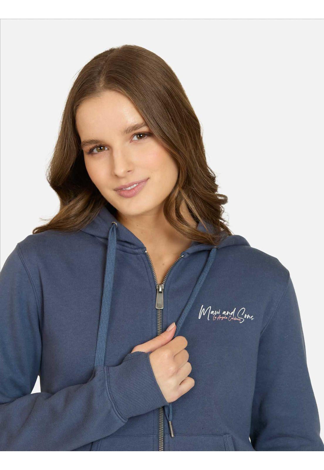Poleron FZ Prismara Azul Mujer Maui And Sons-2
