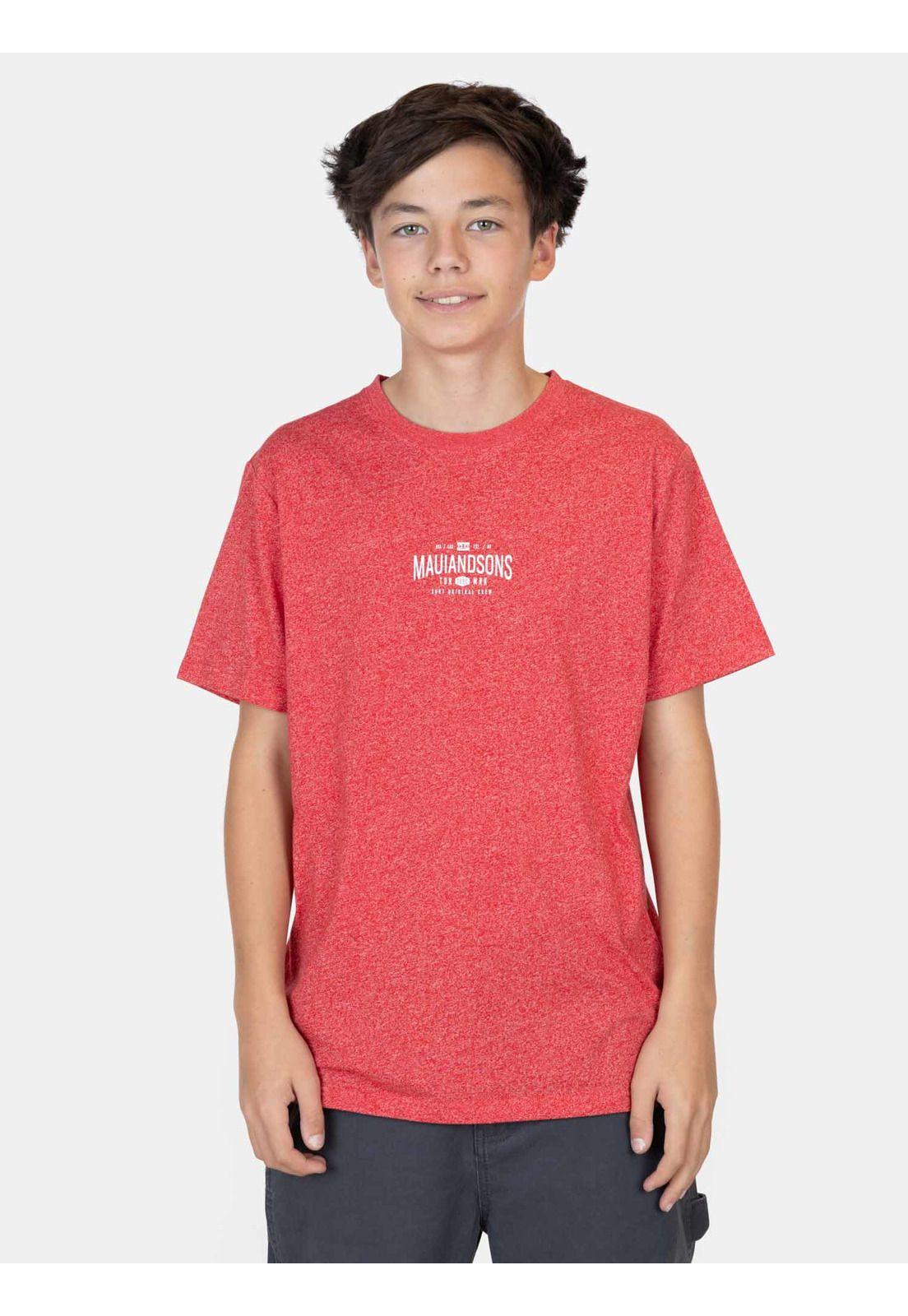 Polera MC Nube Rojo Infantil Maui And Sons-0