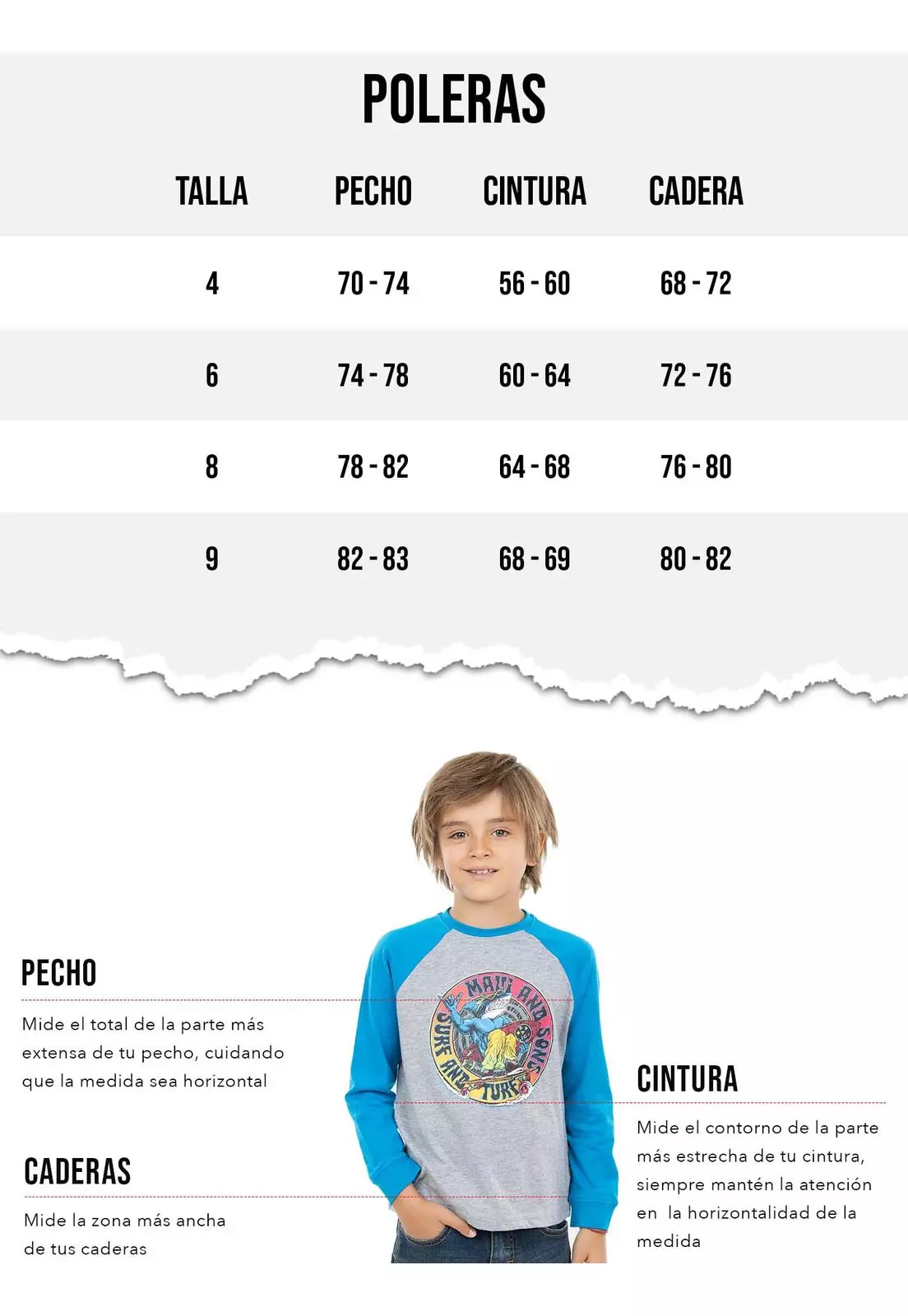 Polera MC Frenzy Negro Infantil Maui and Sons-7