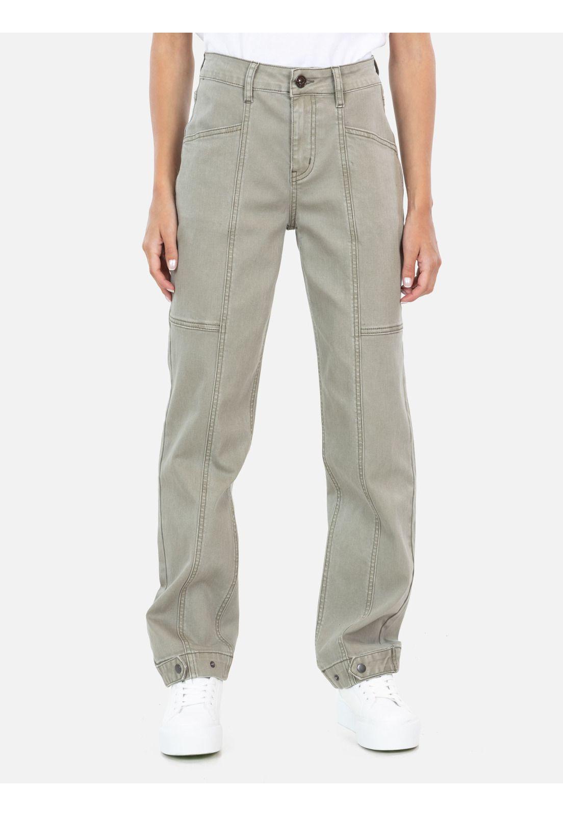 Jeans Stratus Verde Mujer Maui And Sons-0