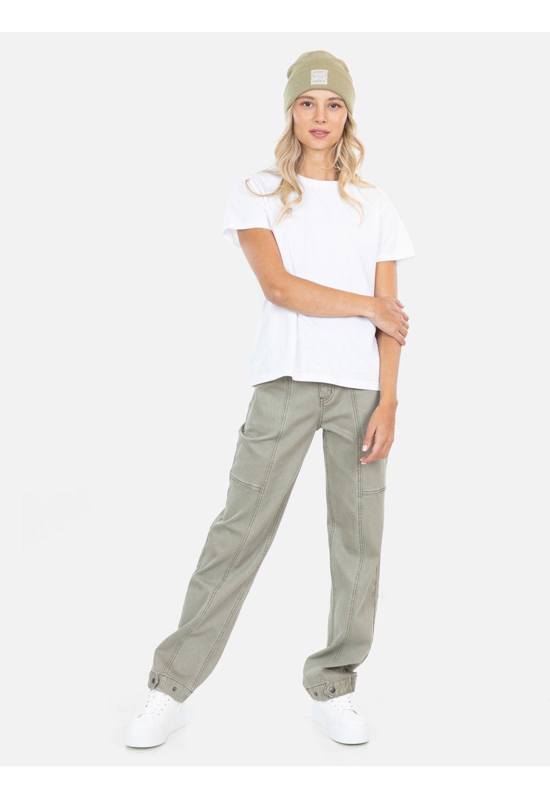 Jeans Stratus Verde Mujer Maui And Sons-3
