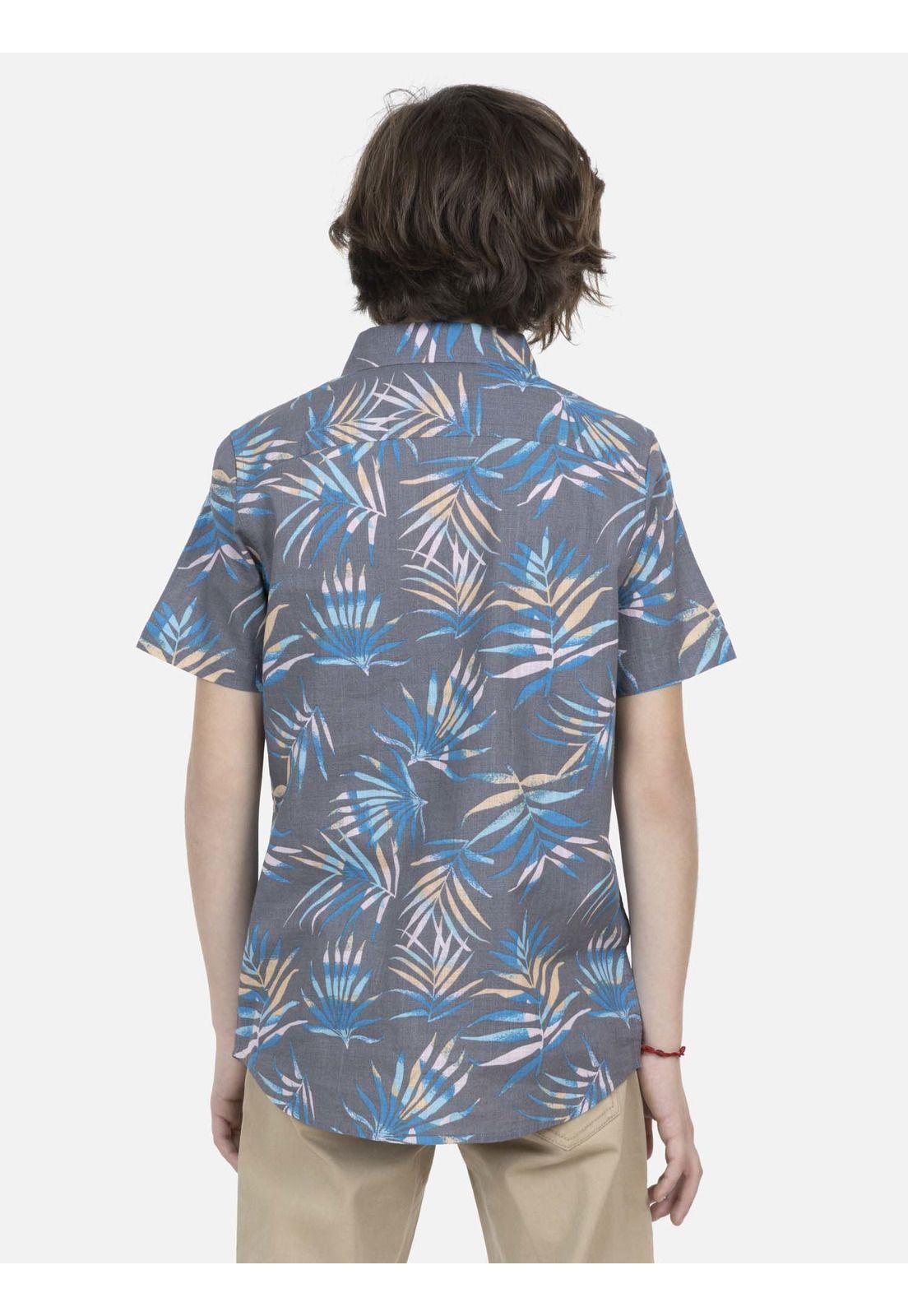 Camisa  Juvenil Gris Oscuro 5C932-MV22 Maui And Sons-1