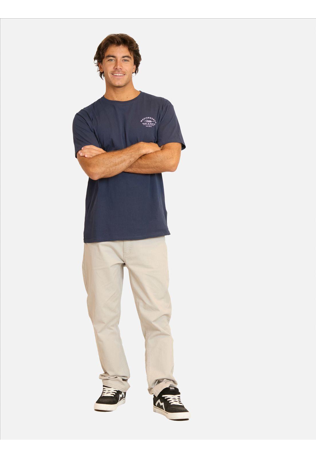 Polera MC Fema Azul Hombre Maui And Sons-3