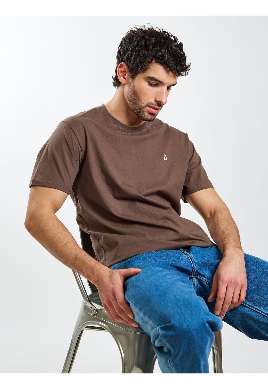 Polera MC Timewave Café Hombre Volcom-6