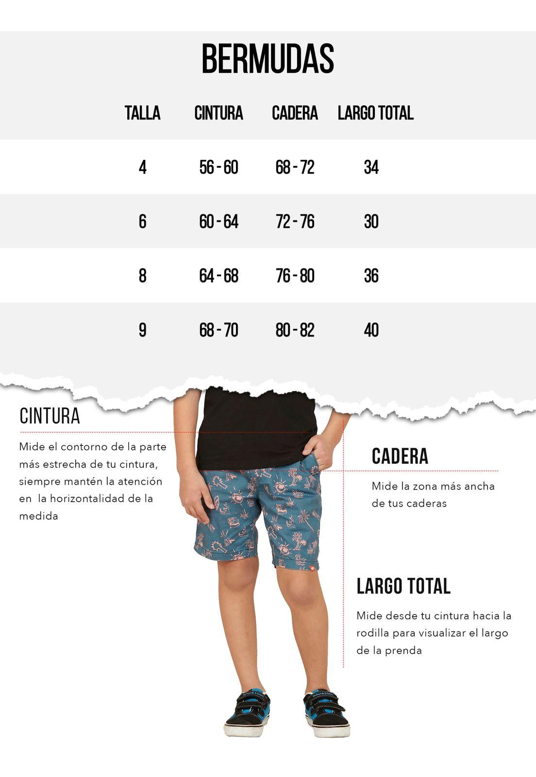 Bermuda Zeanara Naranja Infantil Maui And Sons-4