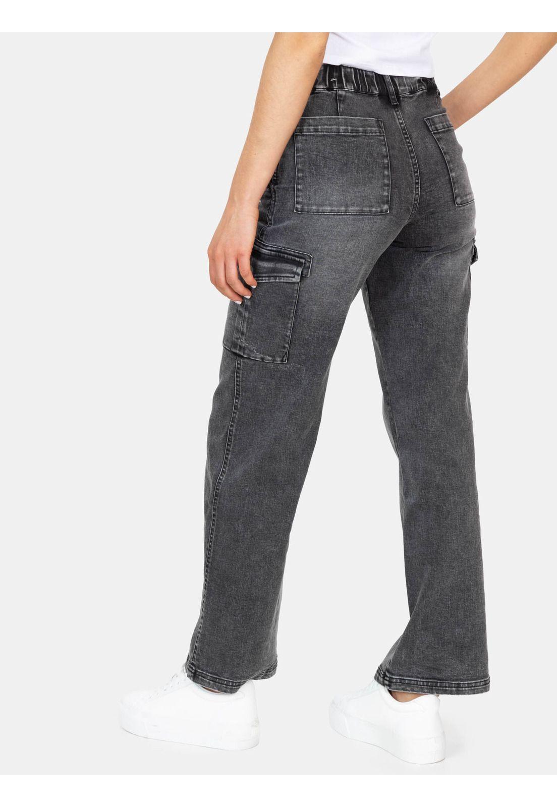 Jeans Iolana Negro Mujer Maui And Sons-2