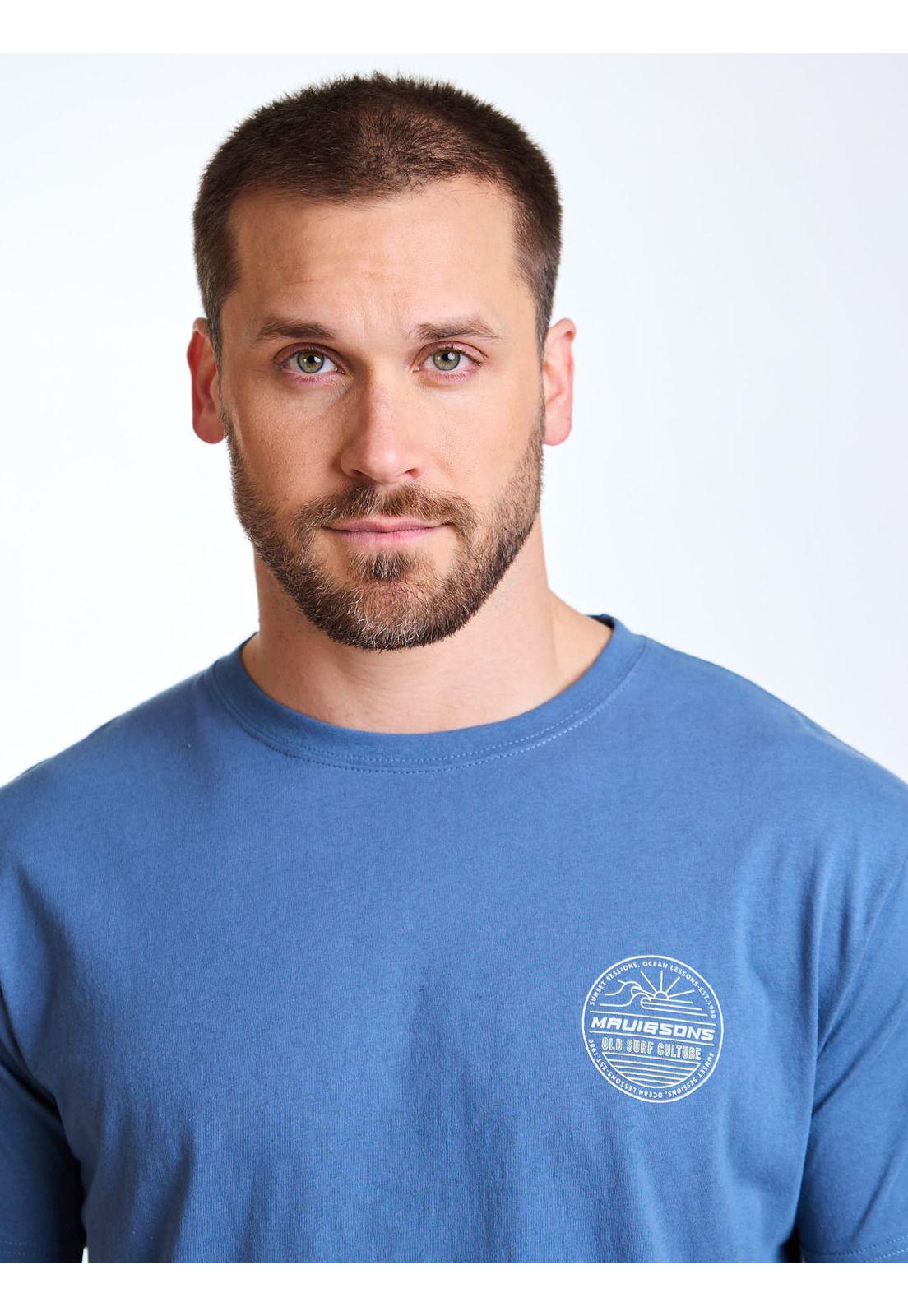 Polera MC Endless Celeste Hombre Maui and Sons-4