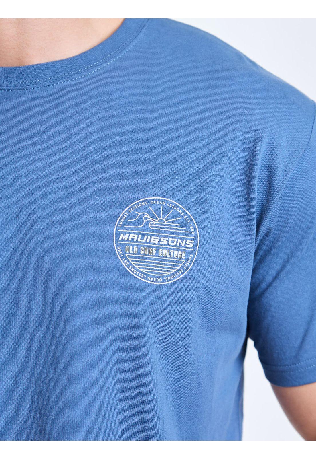 Polera MC Endless Celeste Hombre Maui and Sons-5