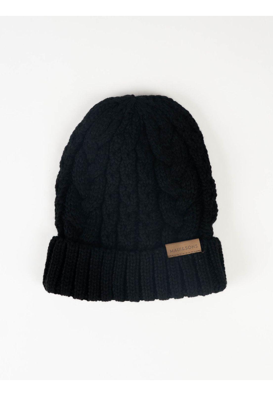 Gorro Flarex Negro Mujer Maui And Sons-0