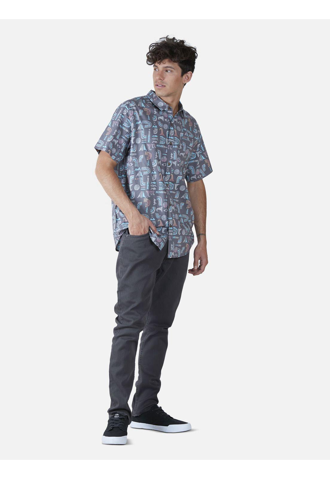 Camisa Hombre 5C928-MV22 Gris Maui and Sons-3