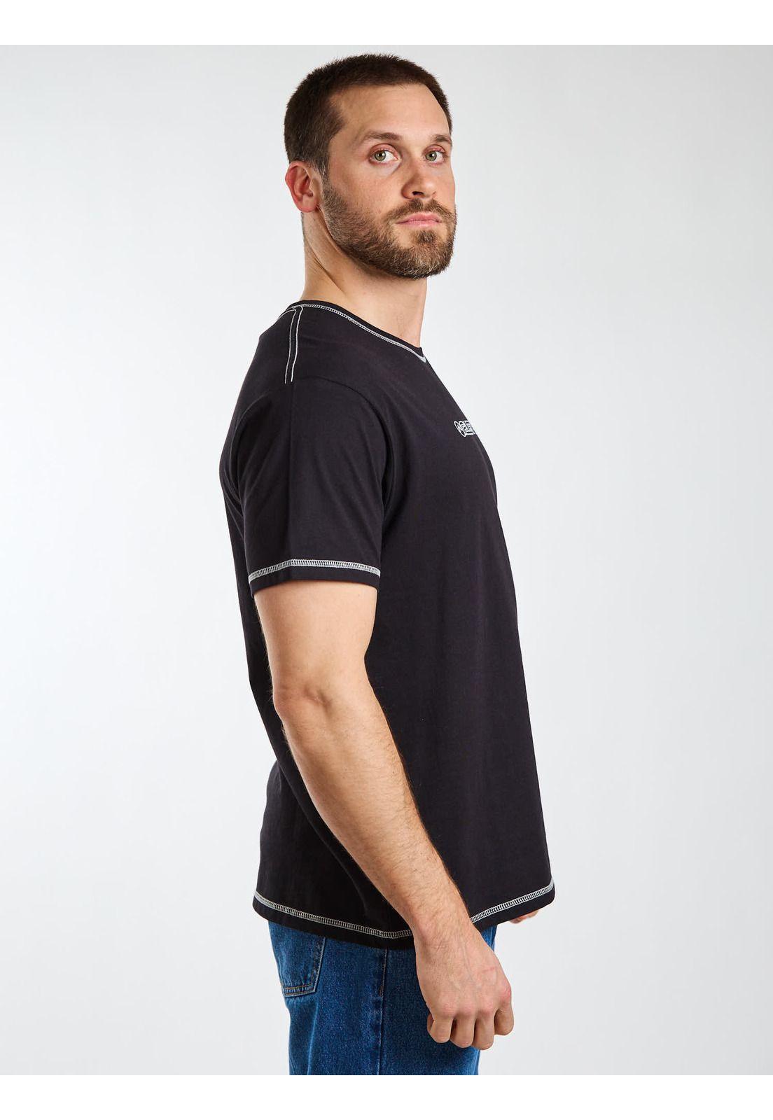 Polera MC Rusty 90S Negro Hombre Rusty-2