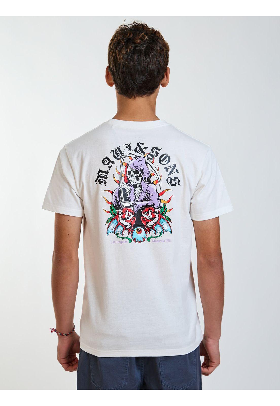 Polera MC Tribal Blanco Infantil Maui and Sons-1
