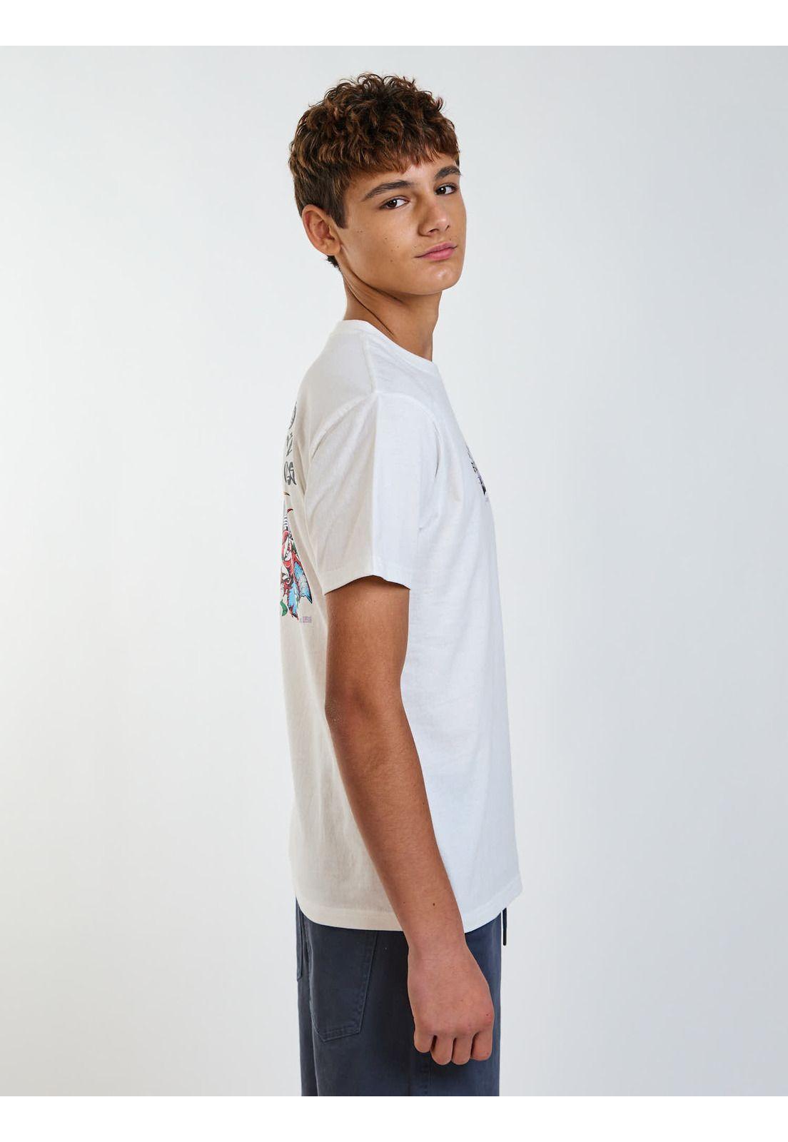 Polera MC Tribal Blanco Infantil Maui and Sons-2