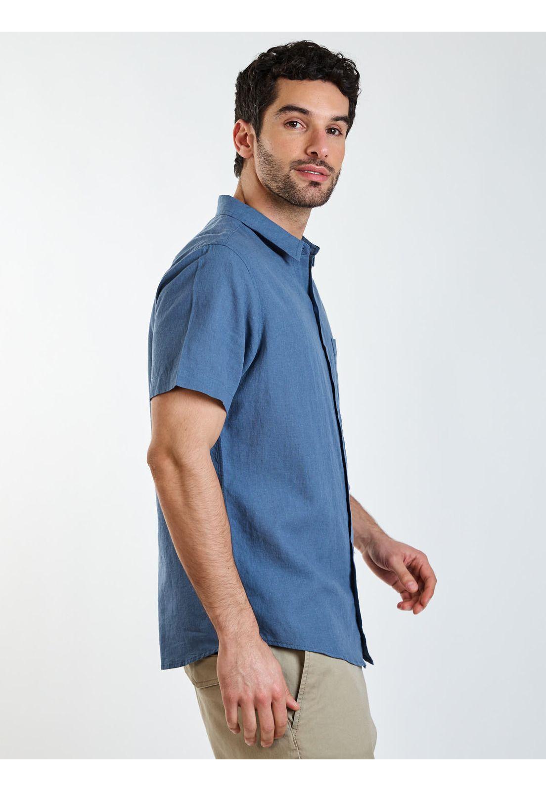 Camisa MC Koa Azul Hombre Maui and Sons-2